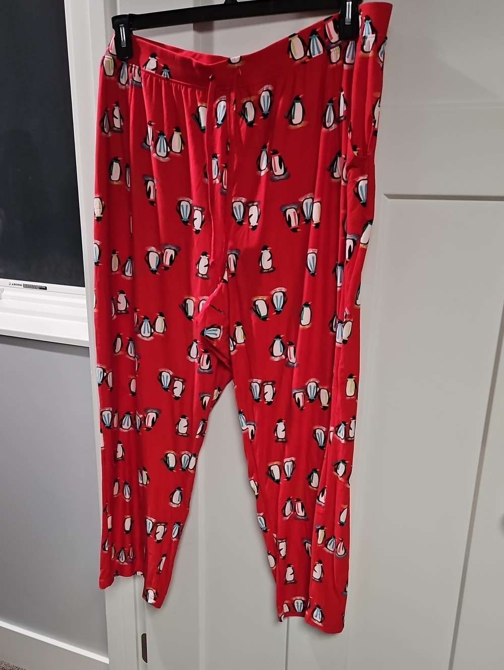 Sonoma Red Penguin-Print Women's Pajama Pants